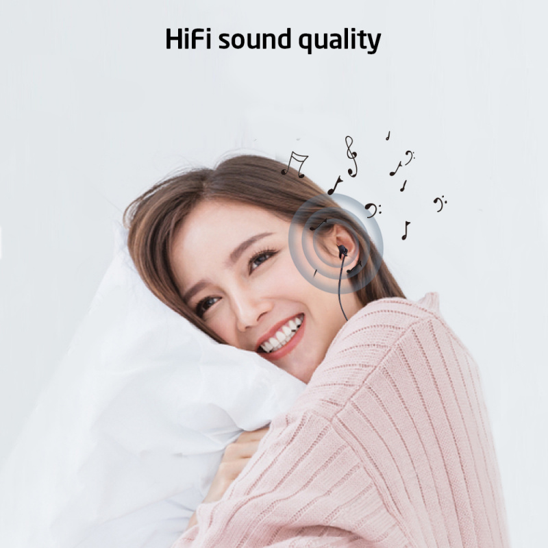 有綫耳機ESR Sleep Earphone Type-c Noise Cancelling Headphones HiFi Soft Silicone Headset In-Ear Stereo Earbuds Wired