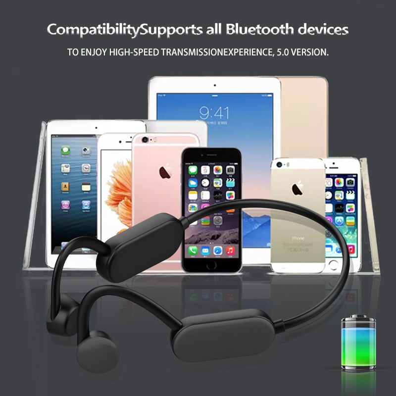 骨傳導耳機True Bone Conduction Bluetooth Headset Wireless Sports Earphone Quality Waterproof Headphones MP3 Music Player for Xiaomi Lenovo