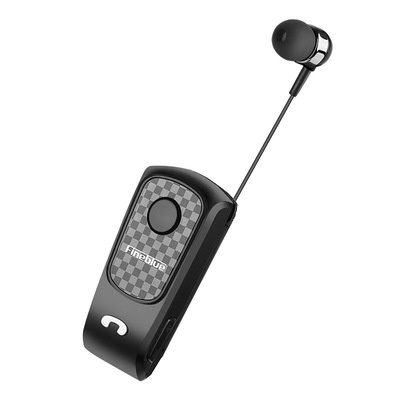 領夾耳機Fineblue F-PLUS無線藍牙防丟耳機領夾便攜耳機來電震動CSR高清通話驅動