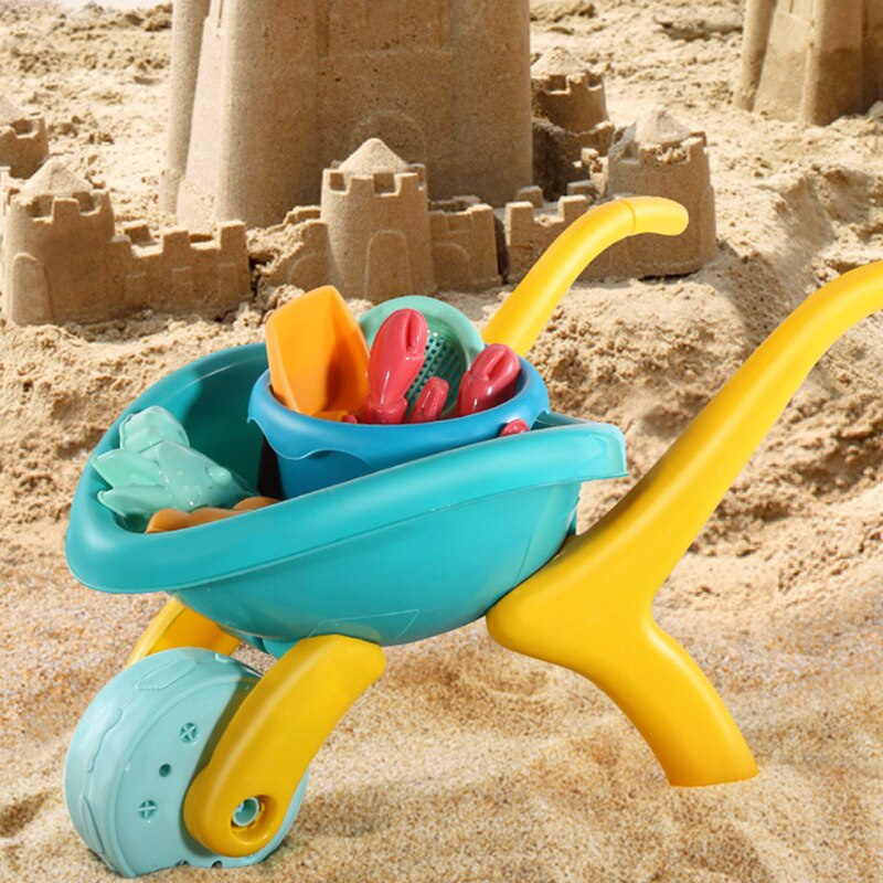 沙灘玩具夏季沙滩玩沙玩具儿童沙盒套装套装水玩具沙桶坑工具儿童男孩女孩礼物户外玩具