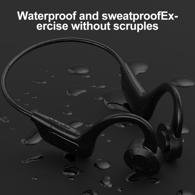 骨傳導耳機TWS VG02 Bone Conduction Earphone Sport Running Waterproof Wireless Bluetooth Headphone With Microphone Support TF SD Card