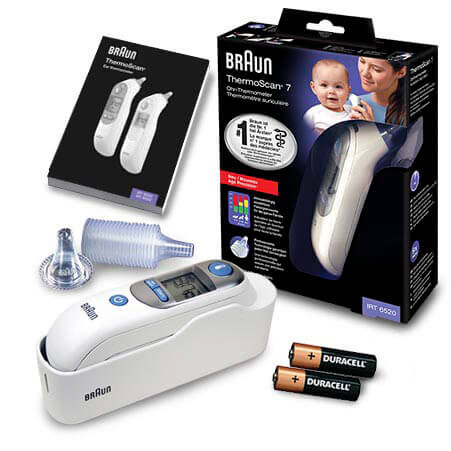 Braun 百靈 ThermoScan 7 IRT6520 紅外線耳溫槍 [嬰幼兒/成人/老人合用] [附發燒提示功]