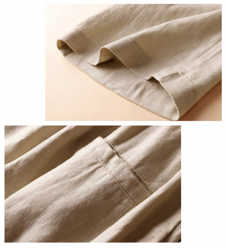日本SUNFLOWER亜麻パンツ九分褲 [6色] [2尺寸]