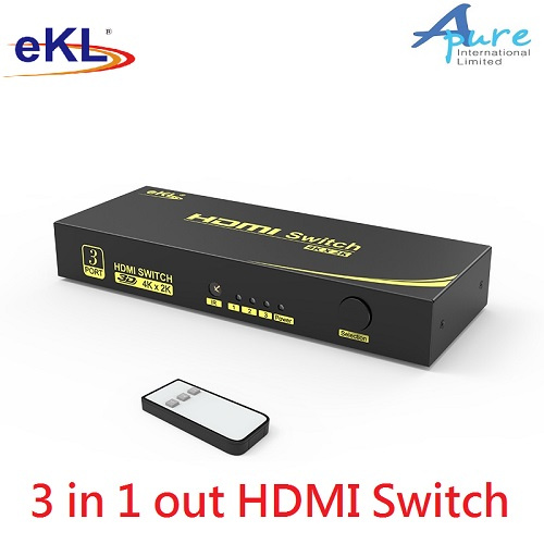 eKL-31HN ( 3入1出 4K HDMI 2.0 Ver 切換器 )