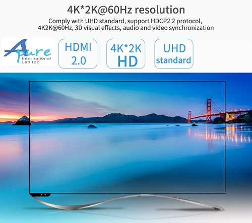 eKL- UH04 ( 1入4出 4K HDMI 2.0 Ver分配器 )