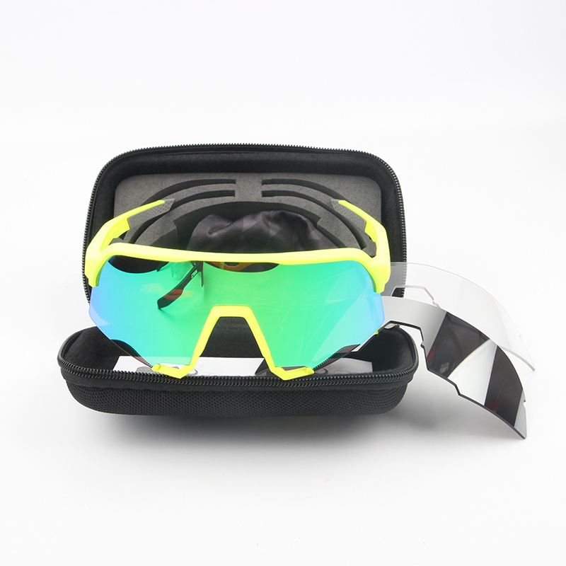 自行車眼鏡2022 Cycling Sunglasses Outdoor Sports Bike Goggles UV400 TR90 Cycling Running Finshing Eyewear 3Lens Bike