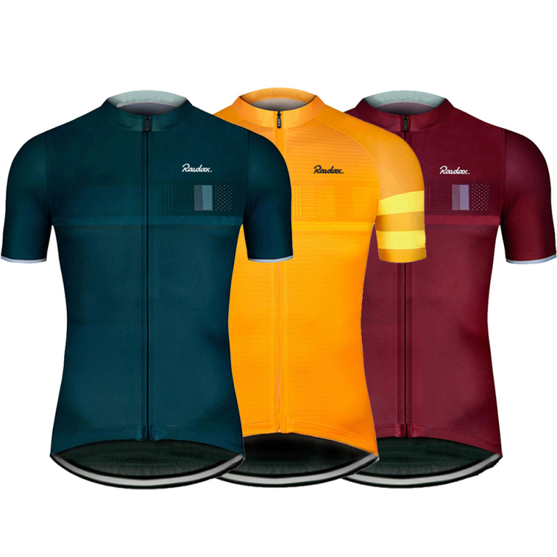 自行車服Cycling Jersey 2022 Men Summer Anti-UV Cycling Jersey Set Breathable Racing Sport Mtb Bicycle Jersey Bike Cycling Clothing Suit