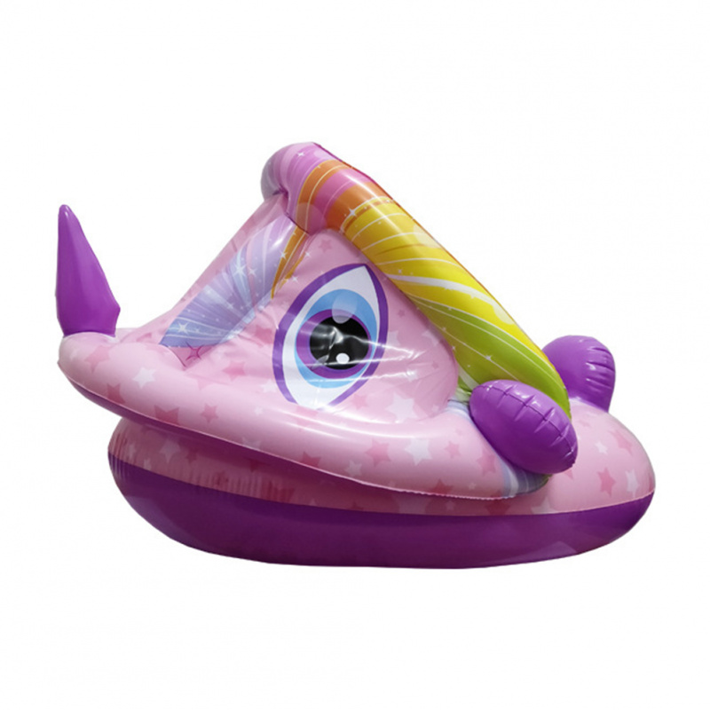 泳圈Baby Inflatable Swimming Ring Seat with Handrail PVC Float Ring Raft Bathtub Pools Cartoon Swim Circle Lif