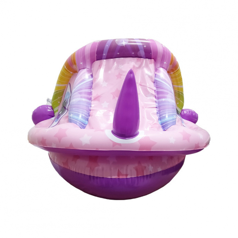 泳圈Baby Inflatable Swimming Ring Seat with Handrail PVC Float Ring Raft Bathtub Pools Cartoon Swim Circle Lif