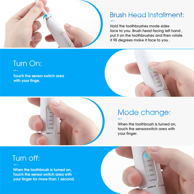 洗牙Electric Sonic Dental Scaler Teeth Whitening Portable Tartar Teeth Cleaner Tool Ultrasonic Calculus Remover For Teeth
