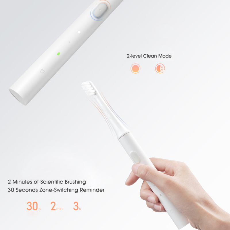 電動牙刷Xiaomi Mijia T100 Sonic Electric Toothbrush Cordless Rechargeable Toothbrush IPX7 Waterproof Ultrasonic Automatic Tooth Brush