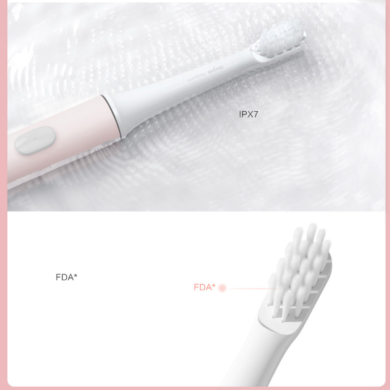 電動牙刷Xiaomi Mijia T100 Sonic Electric Toothbrush Cordless Rechargeable Toothbrush IPX7 Waterproof Ultrasonic Automatic Tooth Brush