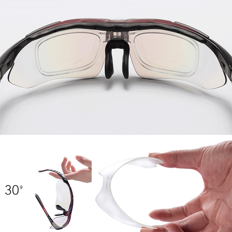 自行車眼鏡ROCKBROS Polarized Sports Glasses Men Sunglasses Road Cycling Glasses Mountain Bike Glasses Goggles Eyewear 5 Lens MTB Glasses