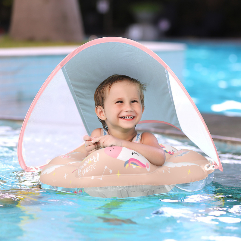 泳圈Baby Float Lying Swimming Rings Infant Waist Swim Ring Toddler Swim Trainer inflatable Buoy Pool Accessories Toys