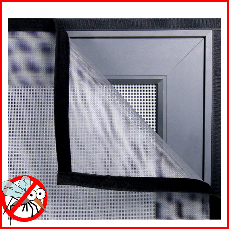 蚊帳Insect Window Screen Mesh,Indoor Anti Fly Curtain Tulle Summer Invisible Anti-Mosquito Removable Washable Custom