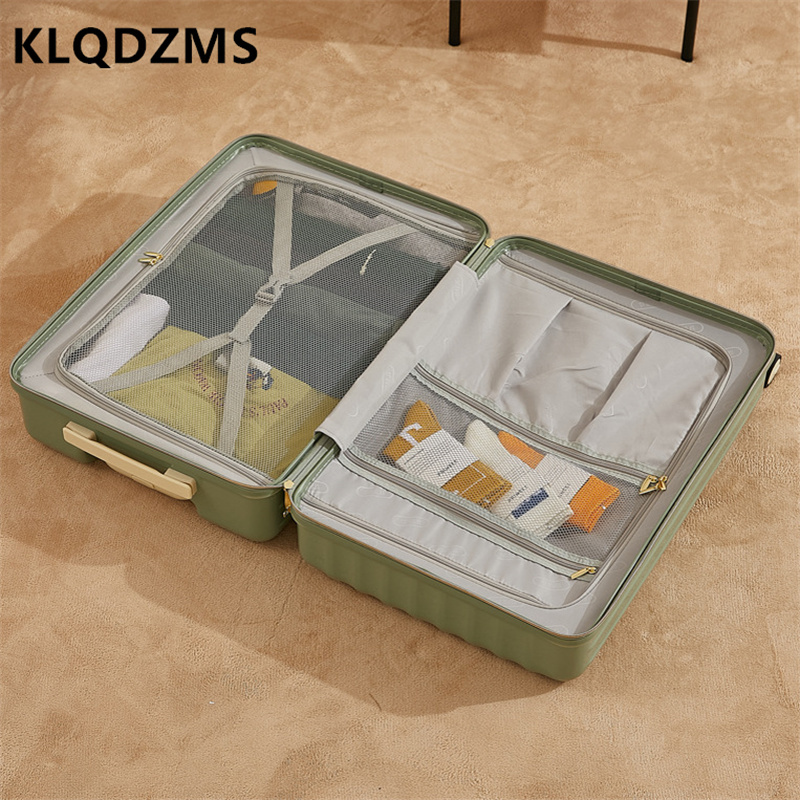行李箱KLQDZMS Small Fresh Suitcase 24 Inch Student Trolley Case Male Password Boarding Luggage Female Ultra-light Universal Wheel