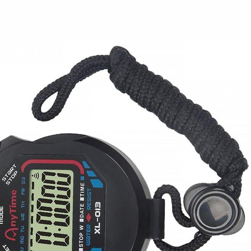 計時器New Handheld Sports Stopwatch Timer Digital Professional Classic Waterproof  Handheld LCD  Stop Watch