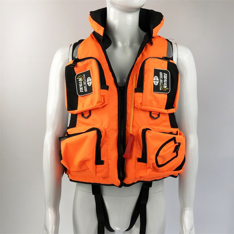救生衣Adult Life Jacket Adjustable Buoyancy Aid Swimming Boating Sailing Fishing Water Sports Safety Life Man Jacket Vest