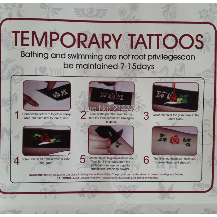 紋身貼12 Colored Painting Tattoo Condensating Liquid Glue Gel 10ml Bottle for TemporaryTattoo Free Shipping