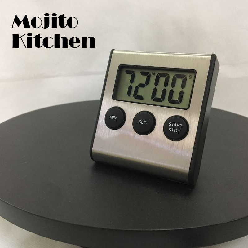 計時器Multifunctional LCD Digital Screen Kitchen Countdown Timer Stopwatch Cooking Baking Alarm Reminder Magnet Clock with Stand