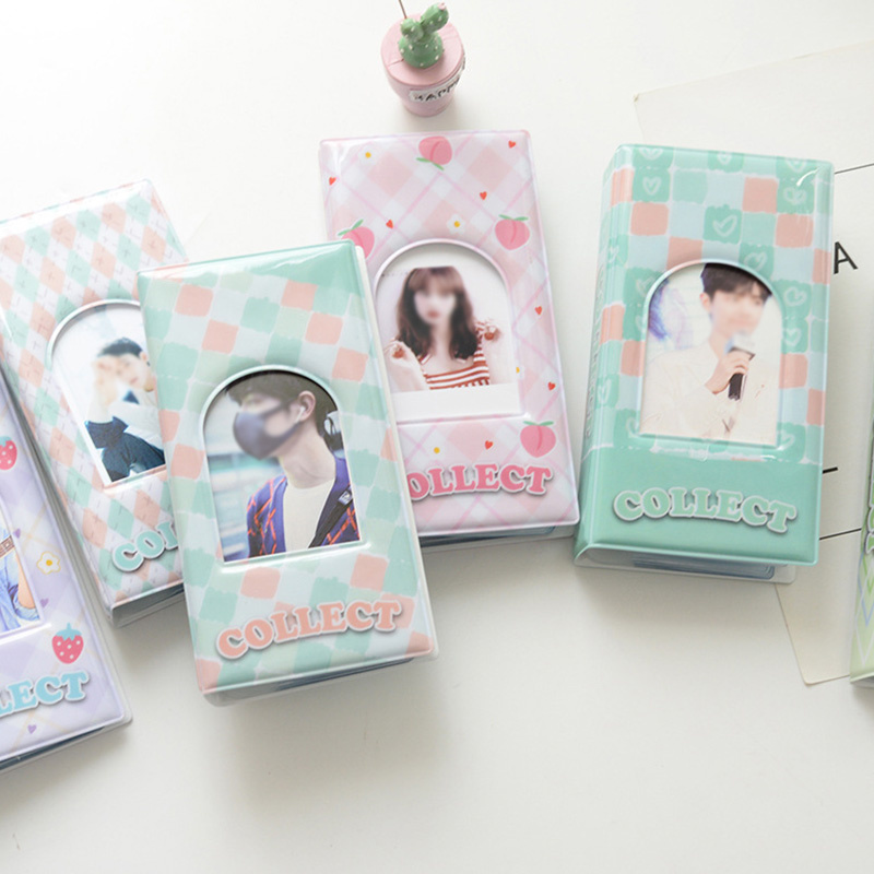 相冊Cartoon 4 Continuous Shooting Albums Creative Hollow Photo Album Exquisite Cards Holder Korean Style Binder  Mini Photo Decor