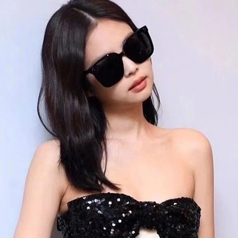 太陽鏡New Fashion Korea Brand Sunglasses Square Acetate Polarized UV400 GENTLE Her  Sunglasses women men with Original Packaging