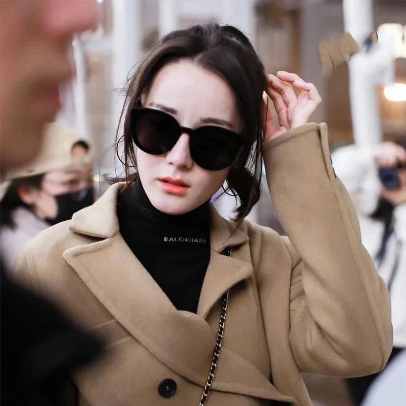 太陽鏡New Fashion Korea Brand Sunglasses Square Acetate Polarized UV400 GENTLE Her  Sunglasses women men with Original Packaging