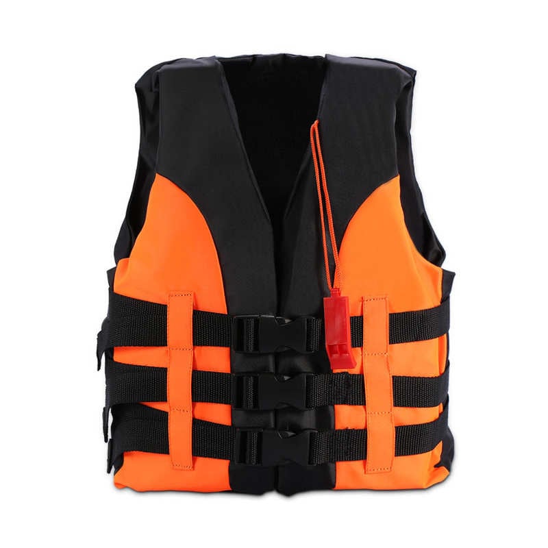 救生衣Child Life Jacket Vest Kids Boating Drifting Water-skiing Safety Swimwear with Survival Whistle for 2-12  Years Swimming Skiing