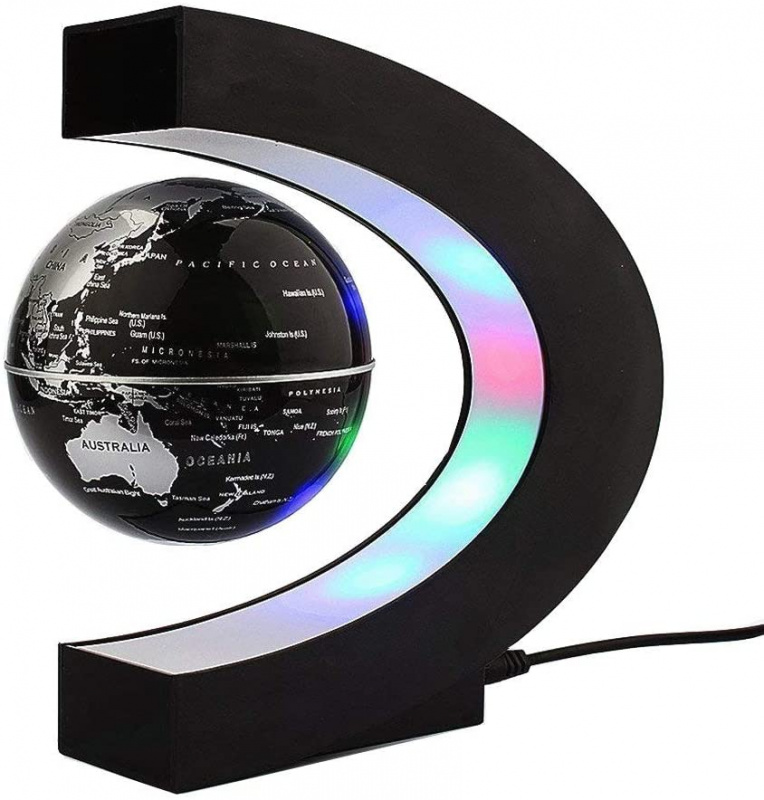 地球儀Novelty Decoration Magnetic Levitation Floating Teach Education Globe World Map Decoration Santa Gift