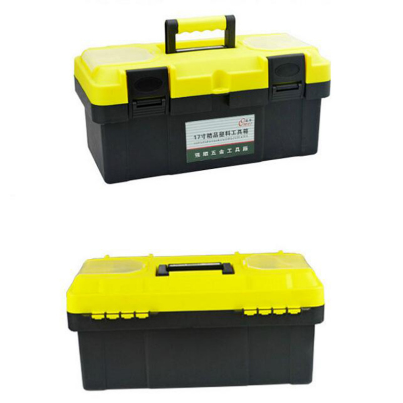 工具箱Multi-function ABS plastic tool box 14 inch 17 inch portable tool box for car tool home toolbox case for tools
