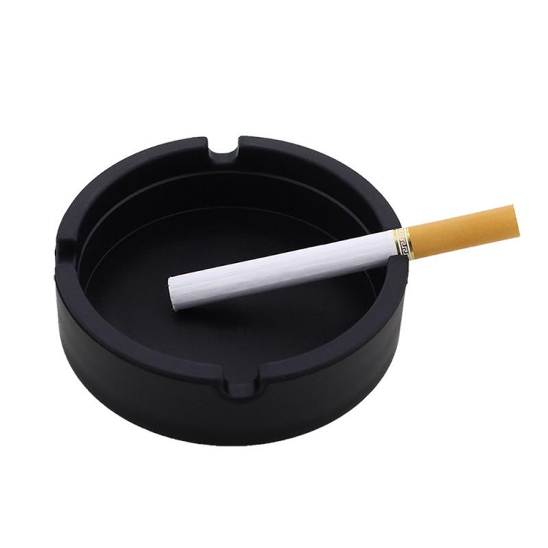 烟灰缸矽膠軟圓形煙灰缸架 Pluminous 便攜防燙煙筒 多色環保煙灰缸禮物