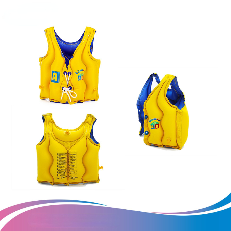 救生衣Children's swimming suit swimming ring children's thickened arm ring life jacket Underarm float baby inflatable