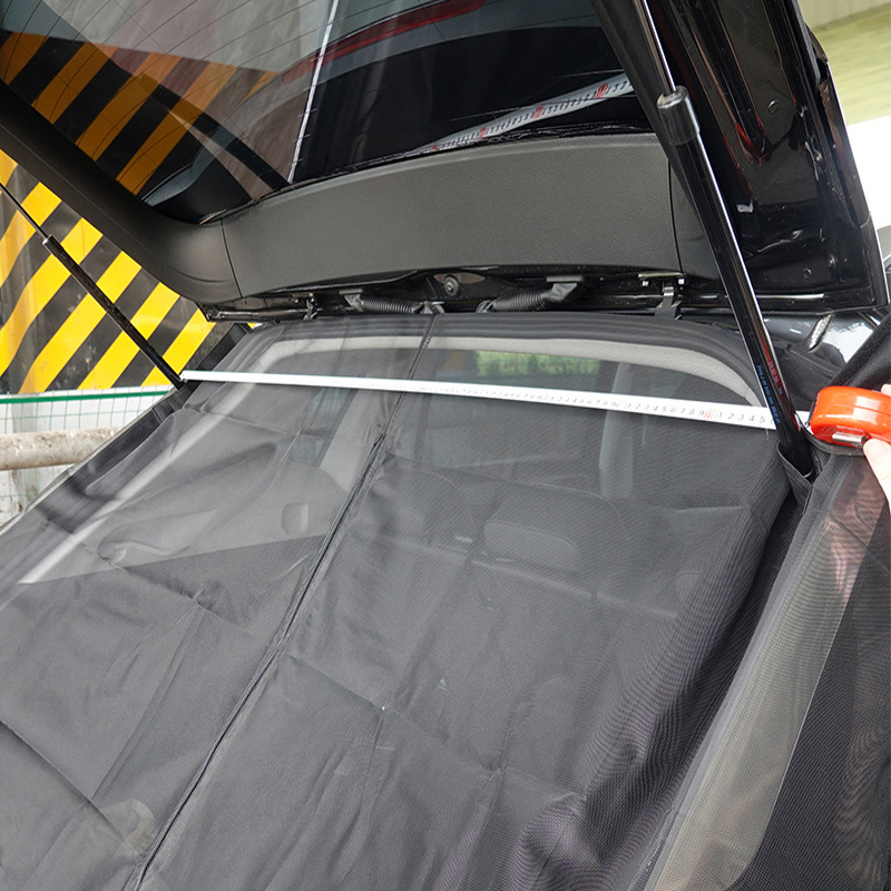 蚊帳Car Anti-Mosquito Anti-Flying Insects Curtain Trunk Sunshade Cover Mesh Camping UV Protection For SUV MPV Tail Door Mosquito Net