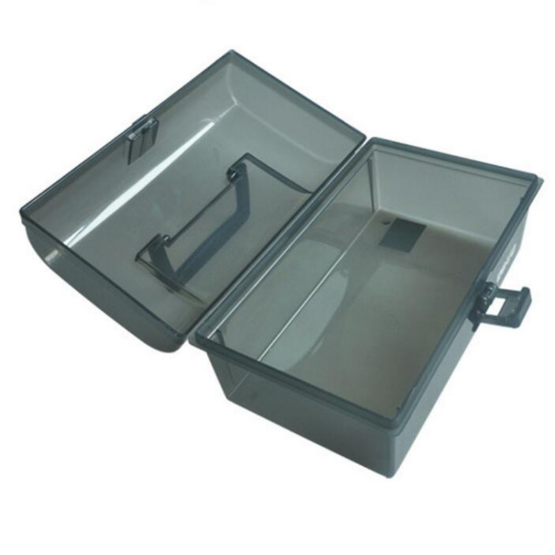 工具箱plastic tool box with handle, tray, compartment, storage and organizers toolbox 22 13 11.3cm