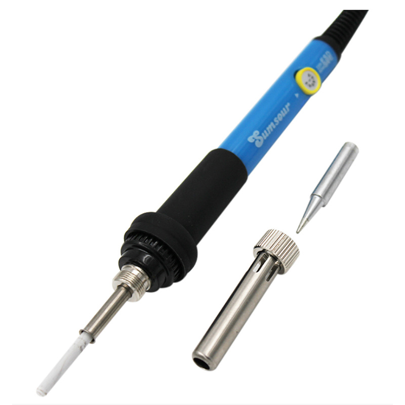 電動工具220V ELectric Soldering Iron Adjustable Temperature Solder Handle Heat Pencil 60W Welding Repair Tools ​Soldering Accessorie