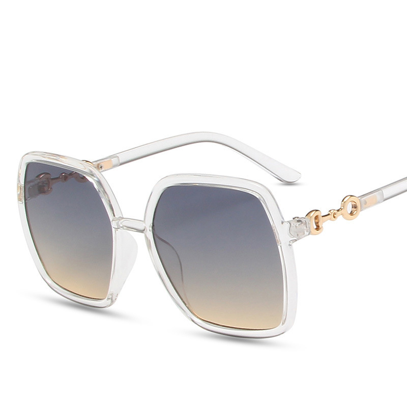 太陽鏡新款太陽鏡女士大框復古太陽鏡 UV400 防護眼鏡時尚潮流街頭眼鏡眼鏡
