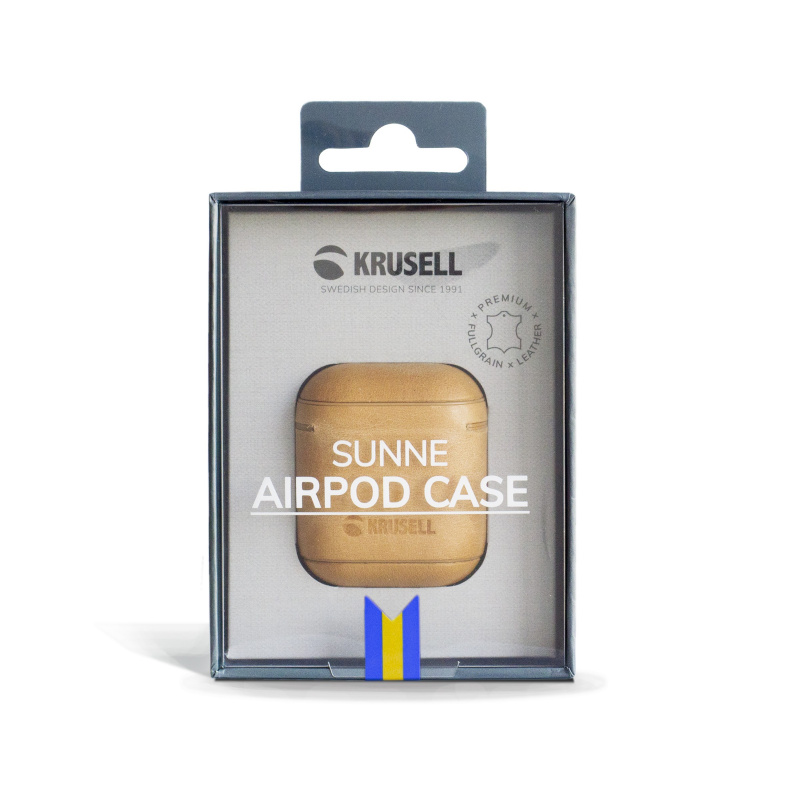 Krusell Sunne AirPod  Case真皮皮套 -Nude(KSE-61522)