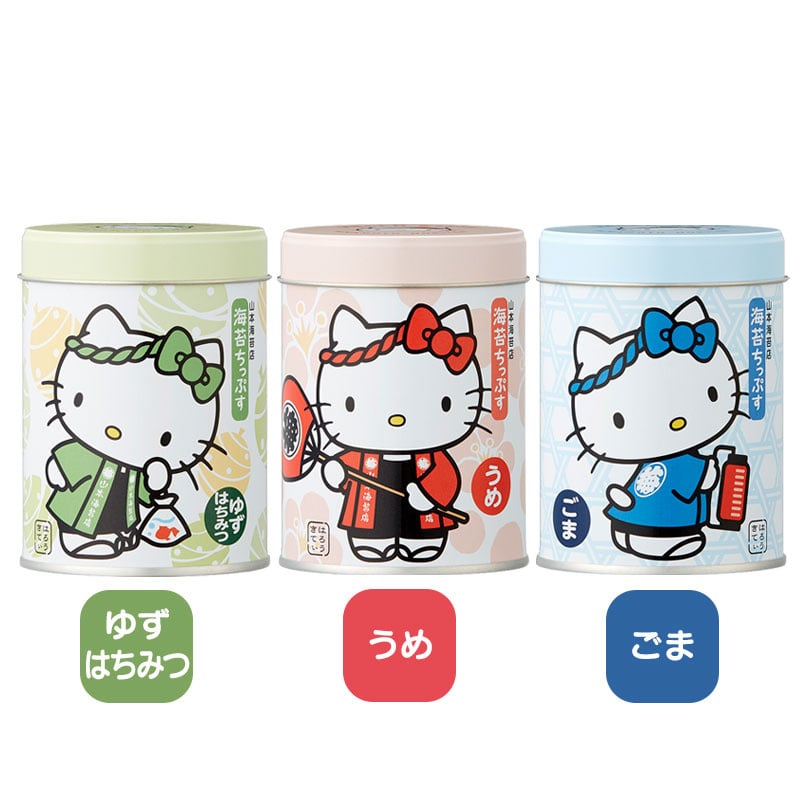 日本SANRIO Hello Kitty x 山本海苔店 海苔3缶禮盒