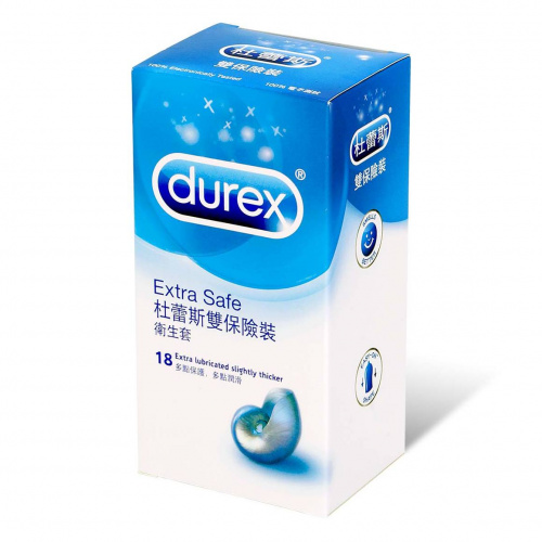 DUREX 杜蕾斯 雙保險裝 乳膠安全套 [18片裝]