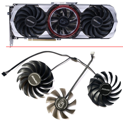 Cooling Fan For Colorful iGame GeForce RTX 3090 Advanced RTX 3060 Ti Advanced RTX 3080 Ti RTX 3090 kudan RTX 3070 Ti GPU FAN