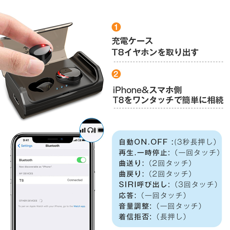 日本Joy house Bluetooth5.0 高音質藍牙耳機