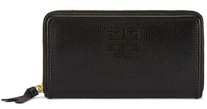 Tory Burch Black Thea Multi-gusset Zip Continental Wallet 多色 