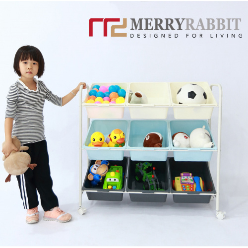 MerryRabbit 兒童玩具收納架 [JSZ004-2][3色]