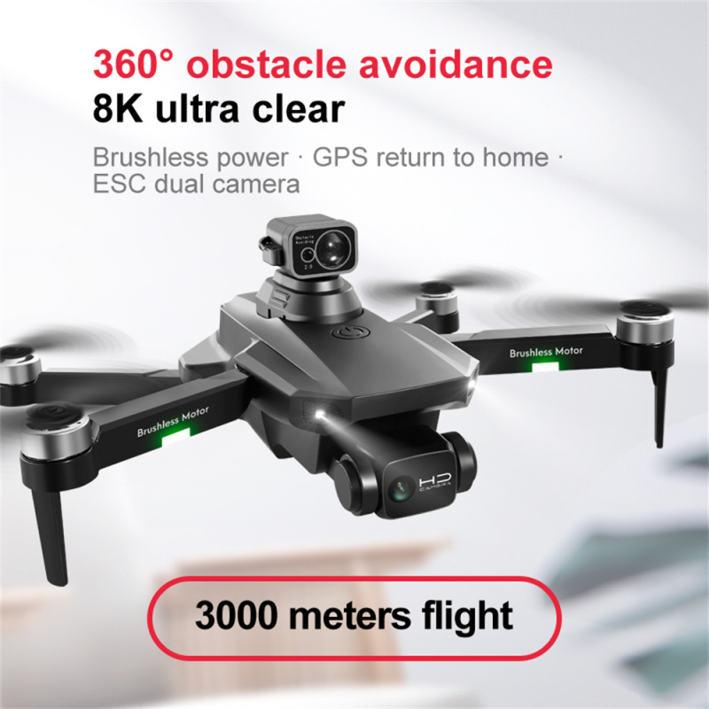 2022 NEW RG101 MAX GPS Drone 8K Professional Dual HD Camera FPV 3Km Aerial Photography Brushless Motor Foldable Quadcopter Toys