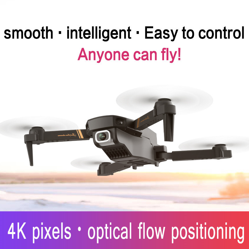 4DRC V4 WIFI FPV Drone WiFi live video FPV 4K 1080P HD Wide Angle Camera Foldable Altitude Hold Durable RC Quadcopter