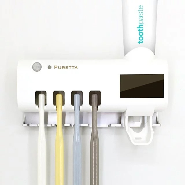美國Puretta LED紫外線牙刷架