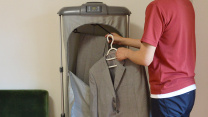 【家庭電器】即裝即用　60 度烘乾　日本 Thanko 小型乾衣架