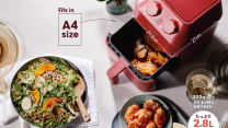 日本廚房家電品牌Recolte推出氣炸鍋 Size夠細方便存放