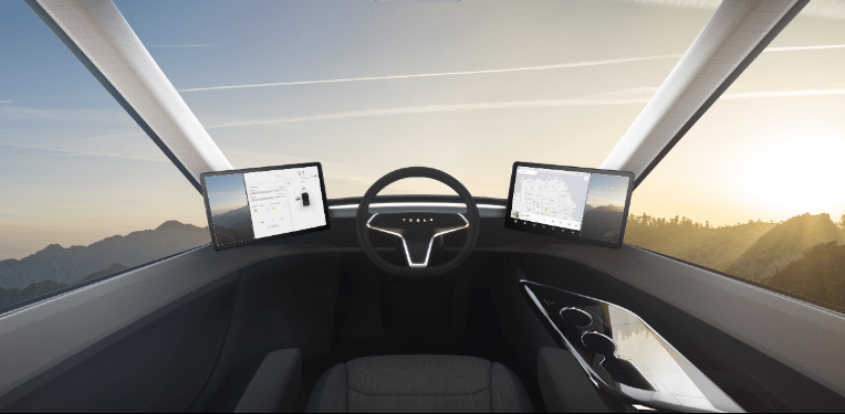 电动大货车 Tesla Semi!0-60 mph 满货也只需 