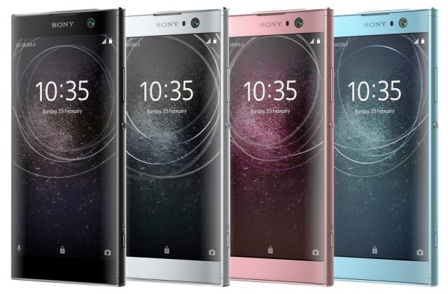 Sony Xperia XA2、XA2 Ultra 及 L2 官方宣传图